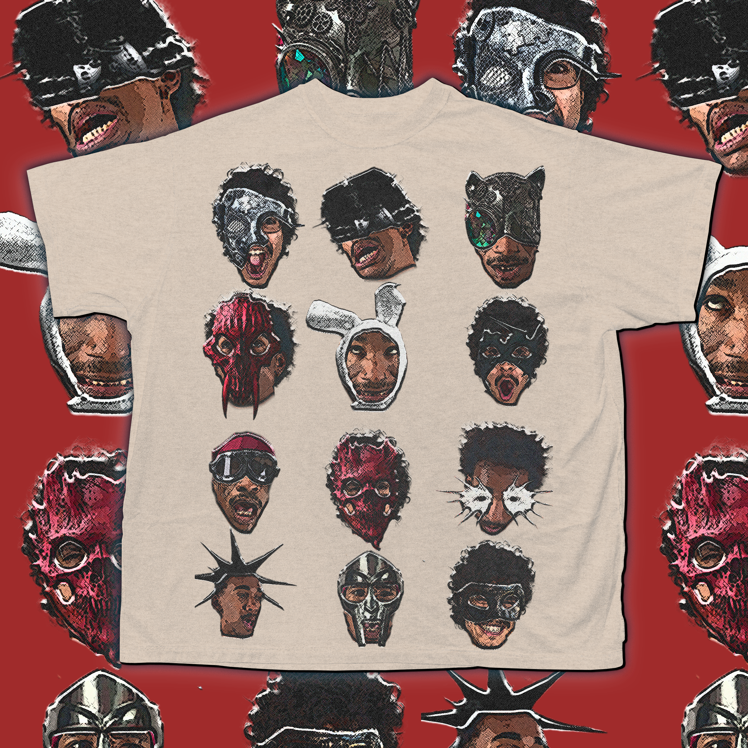 Bizarre Faces Tee
