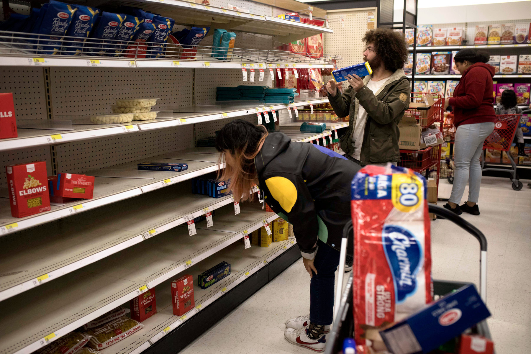 Empty supermarket shelves sends us into a unsettling feeling of panic.