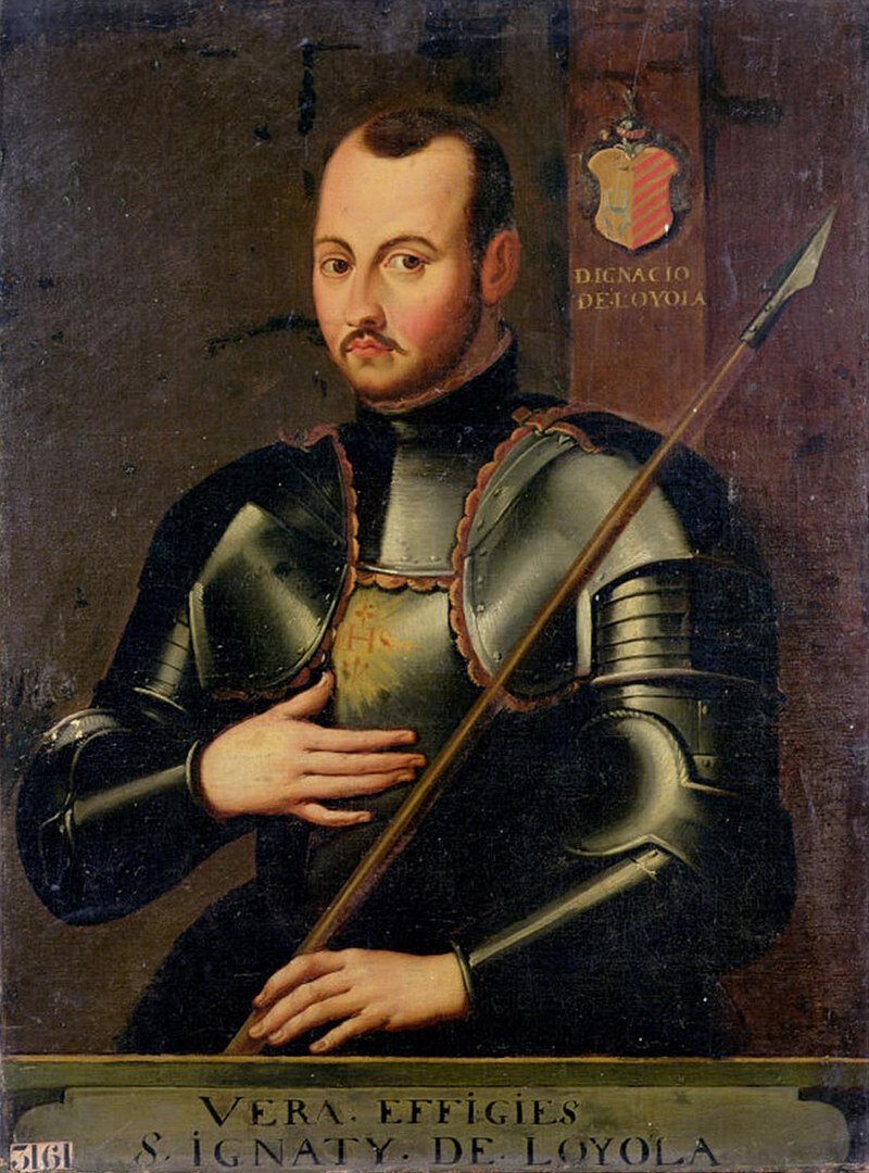 Image credit: Ignatius in armor, in a 16th-century painting (Wikipedia)