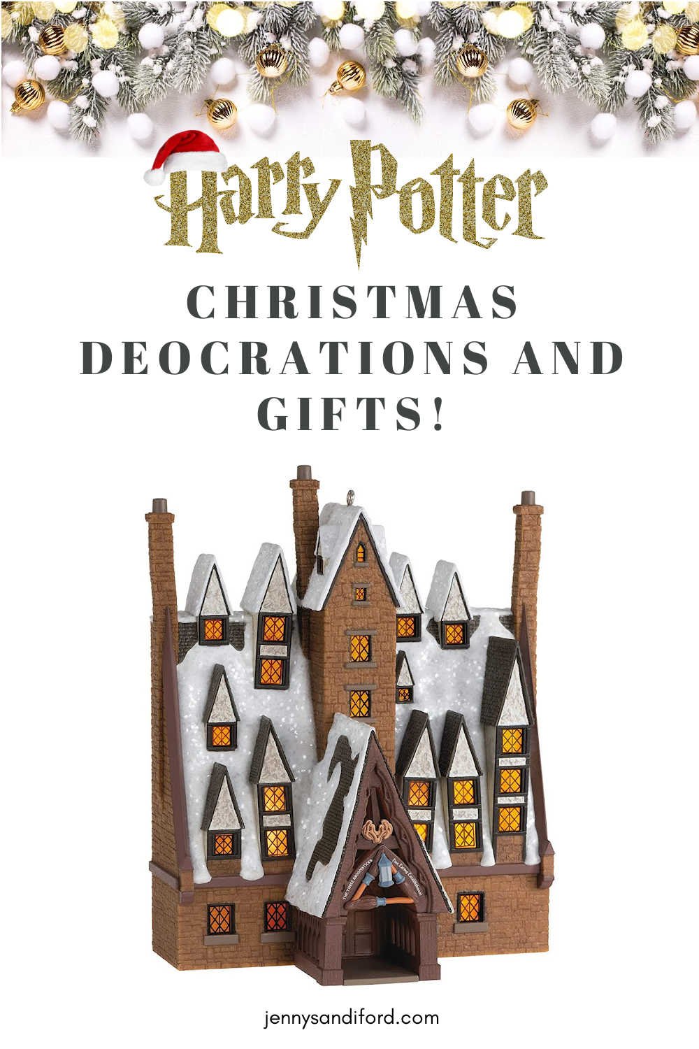 Harry Potter Christmas Decorations, House of Spells