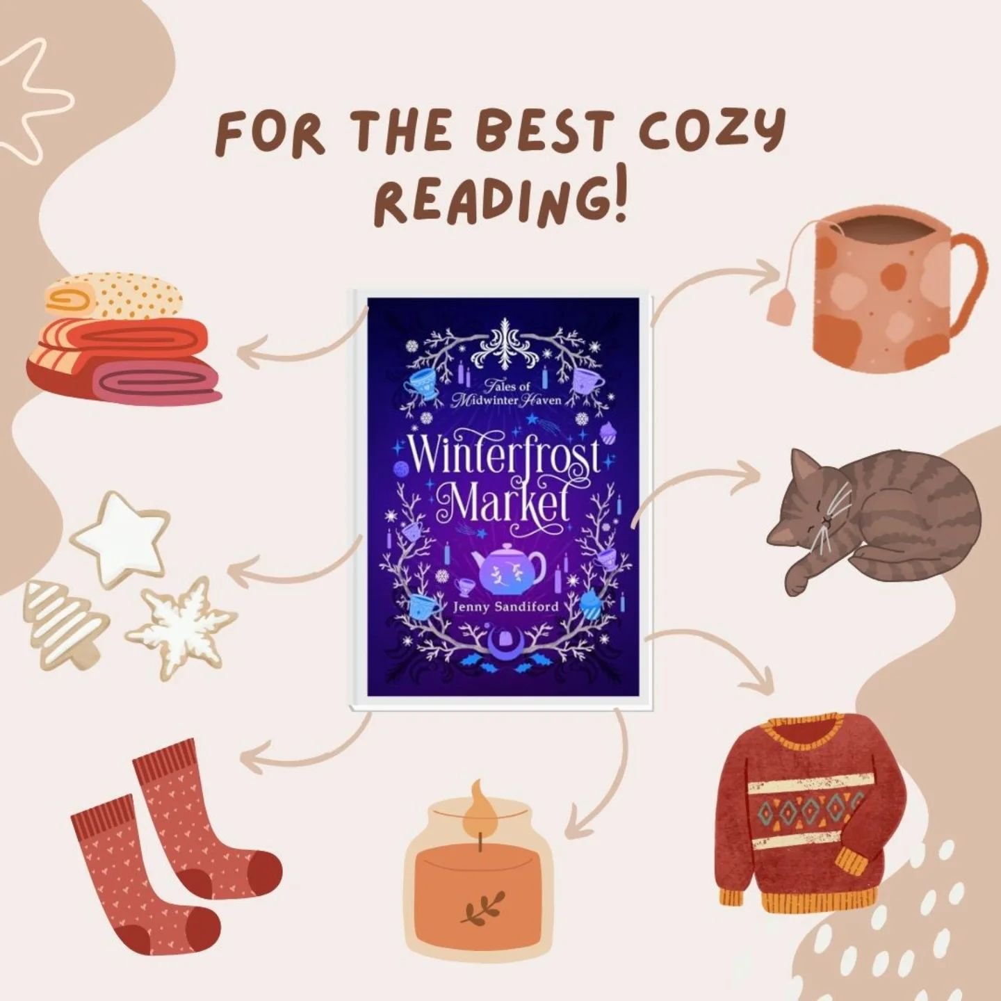 Wrap yourself in a blanket, grab a warm drink, and escape to Midwinter Haven with&nbsp;Winterfrost Market.&nbsp;

❄️✨ Perfect for a cozy night of reading.&nbsp;

Available on Kindle unlimited! 

#WinterfrostMarket #cozyfantasy #CozyReads #MidwinterMa