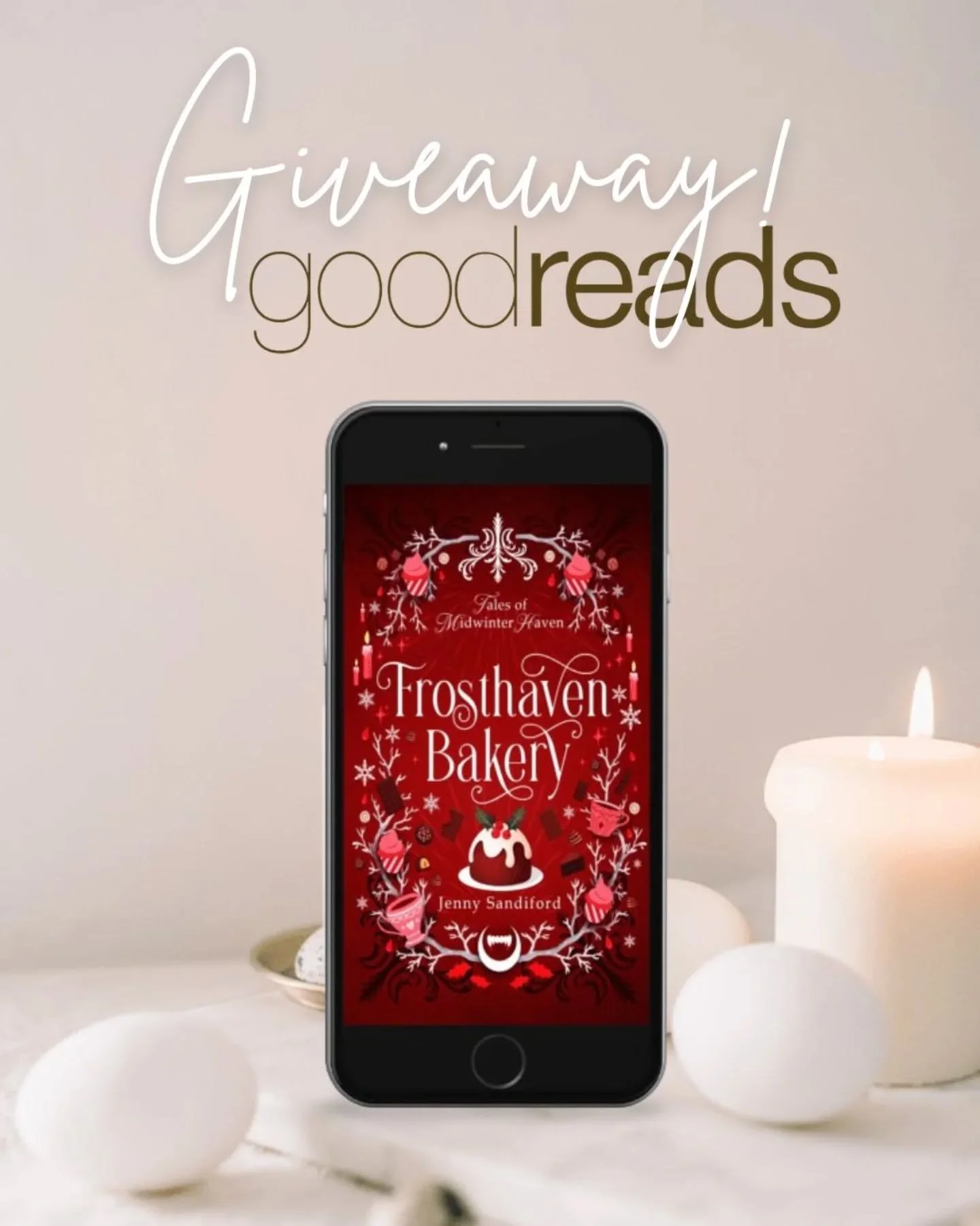 ⏳Only 19 hours left to enter the Goodreads Giveaway!
Enter now for a chance to win! 

*Sorry Australia, NZ, and other international folks, it's a USA giveaway only for some reason :( 

#goodreadsgiveaway #Goodreads #ebookgiveaway #kindle #kindleunlim