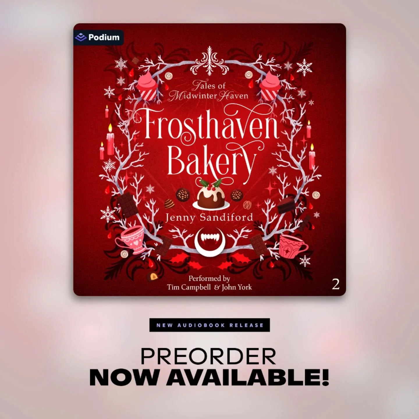 🎧 Frosthaven Bakery is coming to audiobook!

Preorders are now live, and I&rsquo;m so excited to share this cozy story with your ears ✨

Perfect for listening with a cup of tea and something delicious nearby 🫖🍰

Release date: 28th April
Preorder n