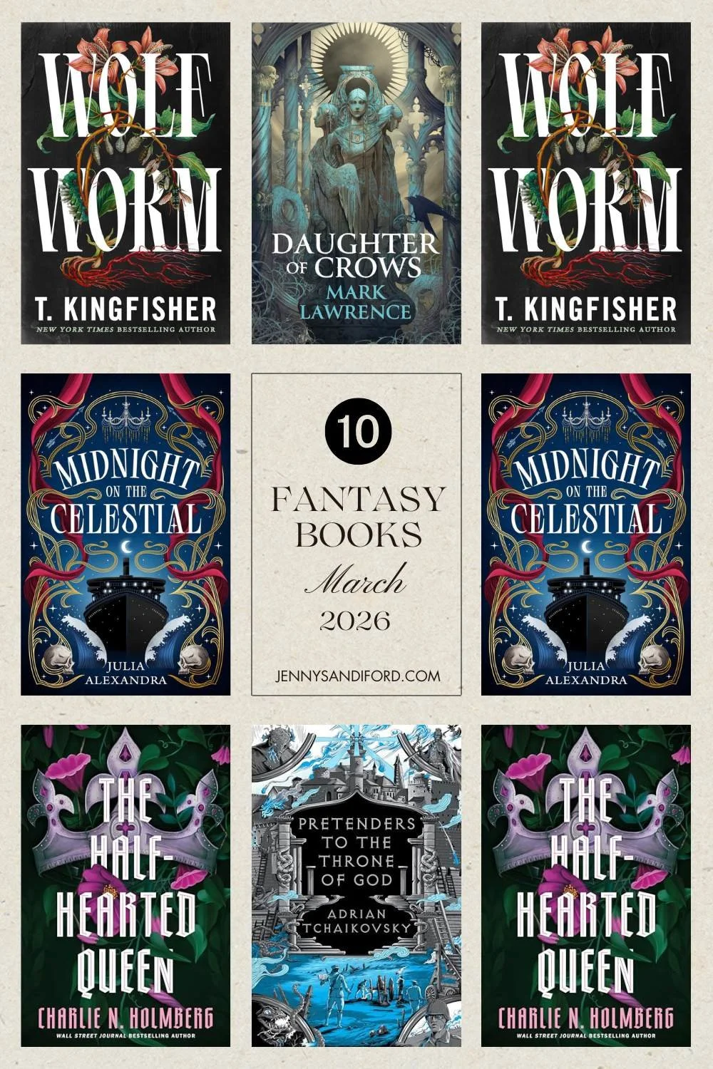 10 New Release Fantasy Books to Add to Your TBR in March 2026! — Jenny ...