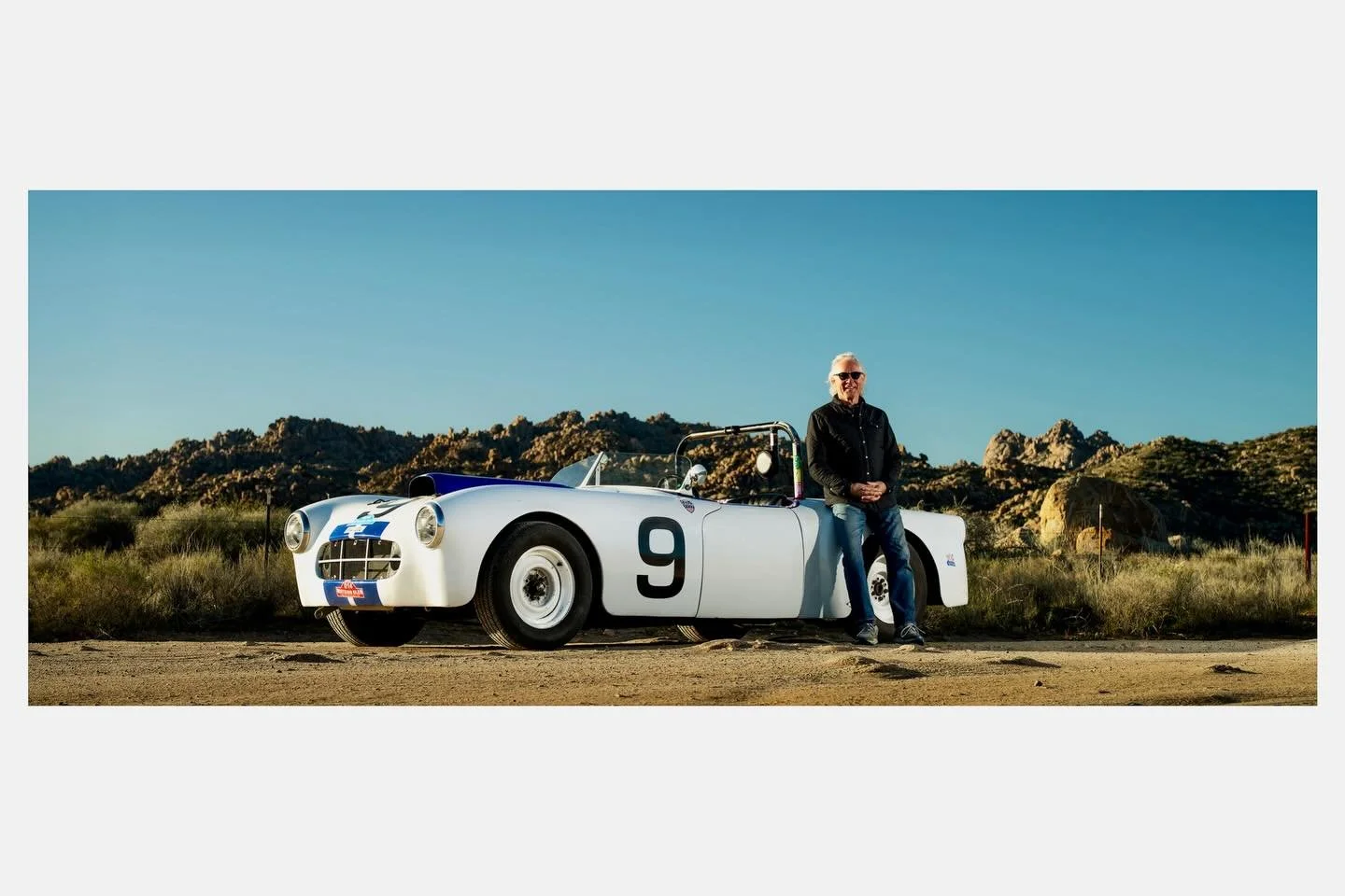 Before leaving the desert, I had a chance to meet Christian and photograph his mysterious 1950s Atlas Ford race car a true Californian racing relic.