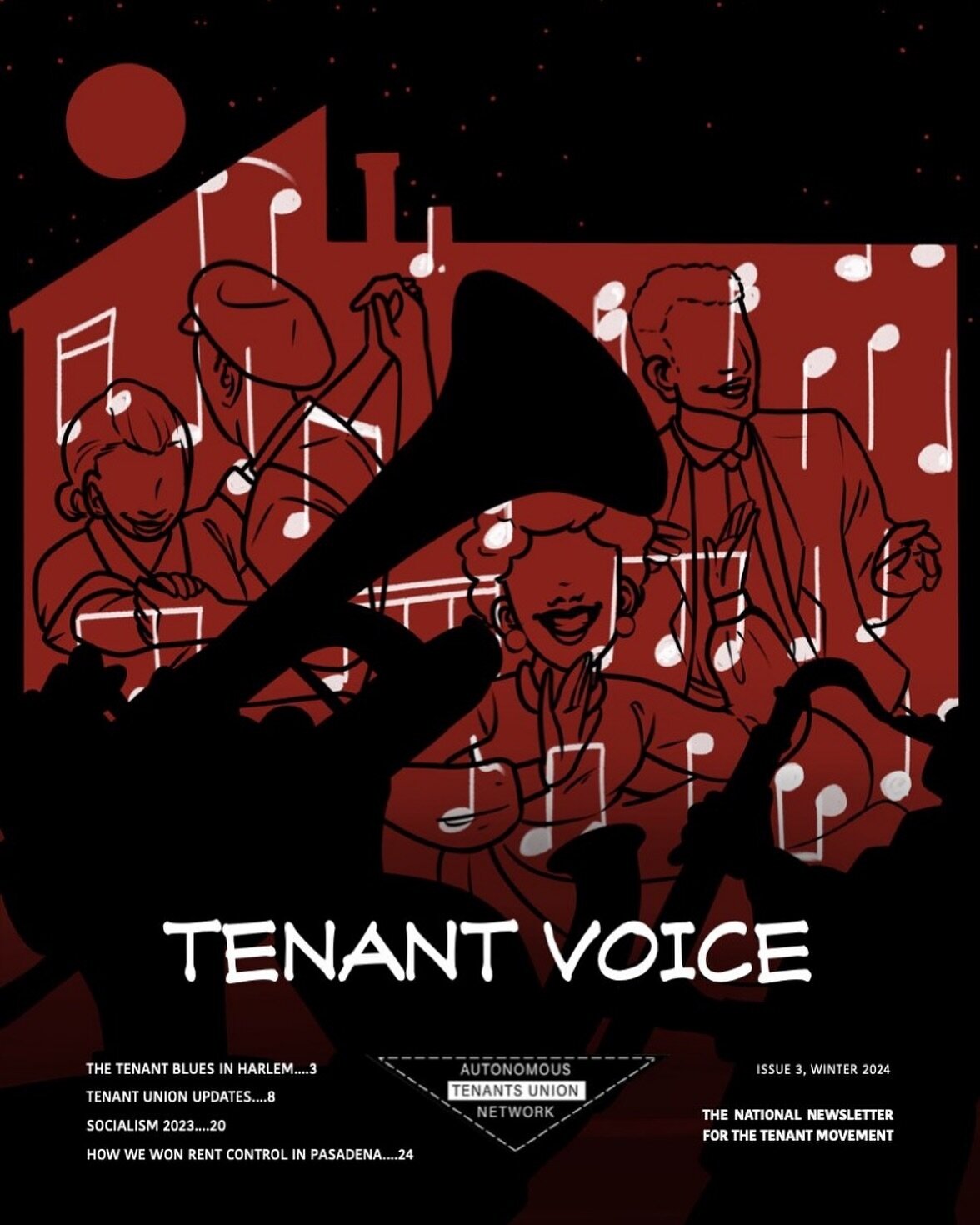 Issue #3 of our newsletter, Tenant Voice, is out!
With writing from members of @pasadenatenantsunion , @brooklynevictiondefense , @latenants , @madisoncountytenantsunion , @boston_tenants ,  @sbtenantsunion  and @cargilltenantsunion !

atun-rsia.org/