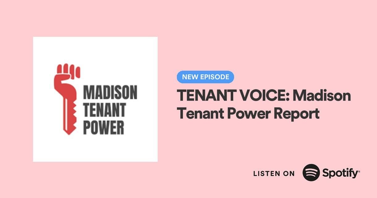 NEW EPISODE OF ATUN&rsquo;s TENANT VOICE: Madison Tenant Power Report
-
Tenant Voice&rsquo;s first full length episode is a report from Madison Tenant Power (@madtenantpower) originally published in Tenant Voice Issue 3, Winter 2024. It is read by co
