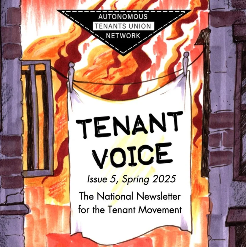 Issue #5 of Tenant Voice is out! With writing from comrades in @houston.tenants.union, @madtenantpower, @crownheightstenantunion, @soundtenants and more - including a reflection on a year of Kitchen Table 

All issues are available at atun-rsia.org/n