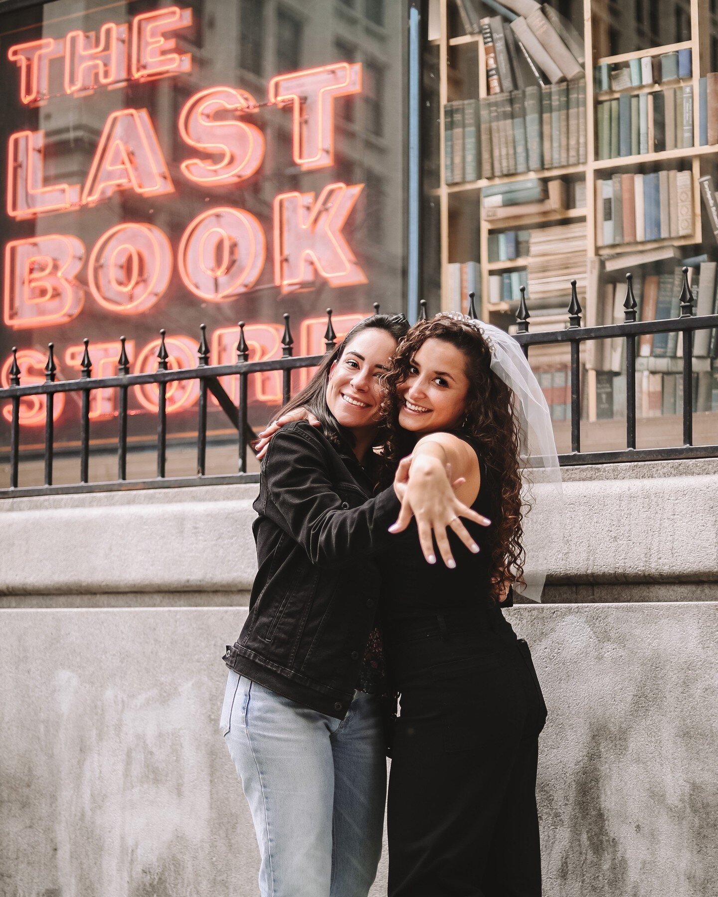 Nothing better than having your best friend there for your most important moments 🥹

&bull;
&bull;
&bull;
#engagementphotos #dtla #bestfriends #laphotographer #portraitinspiration #envisiontones, #dynamicportraits #moodyfilm #portraitmobs #portrait_