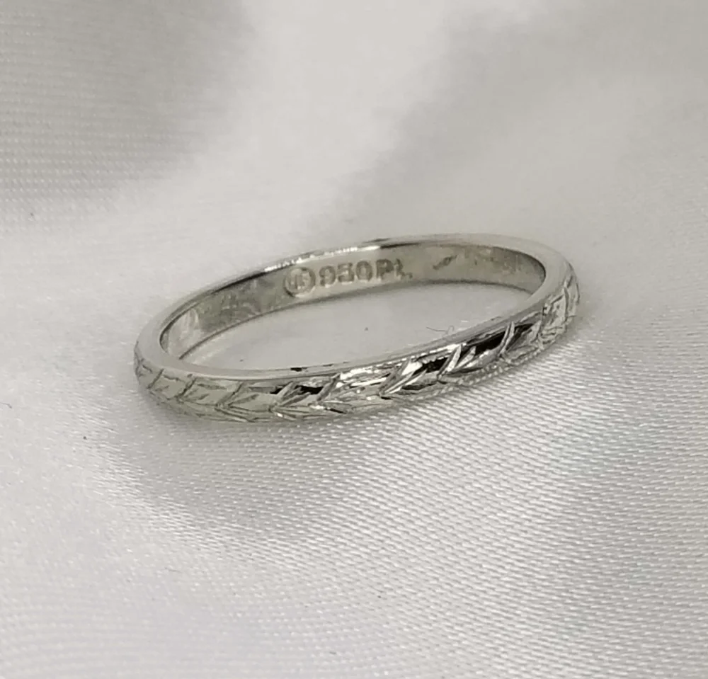 Platinum Bands Engraved