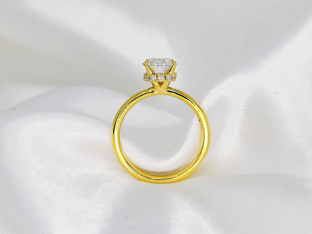 Custom Birthstone Gem 14K Gold Stacking Ring — G.V. Jewelry | Custom  Jewelry Chicago | Andersonville Jewelry Store & Repairs