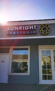Sunright Tea Studio store front Southern California