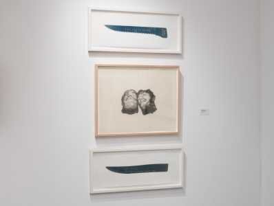  Lisa Neighbour’s “Last Words – anonymous”, “Bite the Dust – Heads #11”, and “Last Words – Hideyoshi” (2012) 