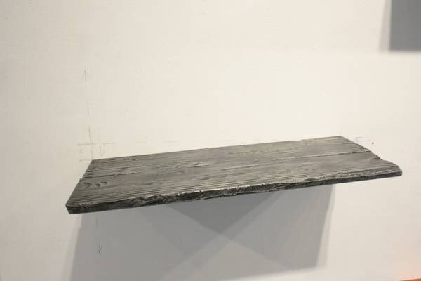  Zeke Moores,  SHELF , casted aluminium, 2011. 