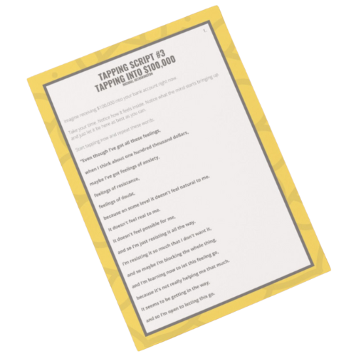 Free EFT Tapping Scripts for Emotional Healing and Stress Relief