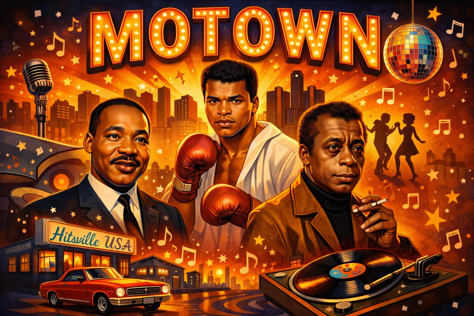 Season 8, Episode 25: Black History Month Special: MLK Jr., Ali, Baldwin &amp; Motown