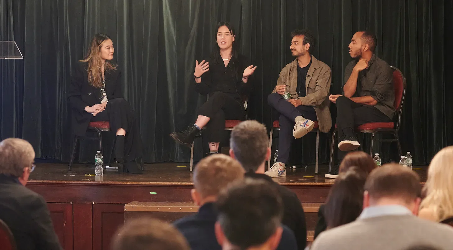Tina He, Kyla Scanlon, Sahil Lavingia, Coleman Hughes at Interintellect's The Future of Publishing festival