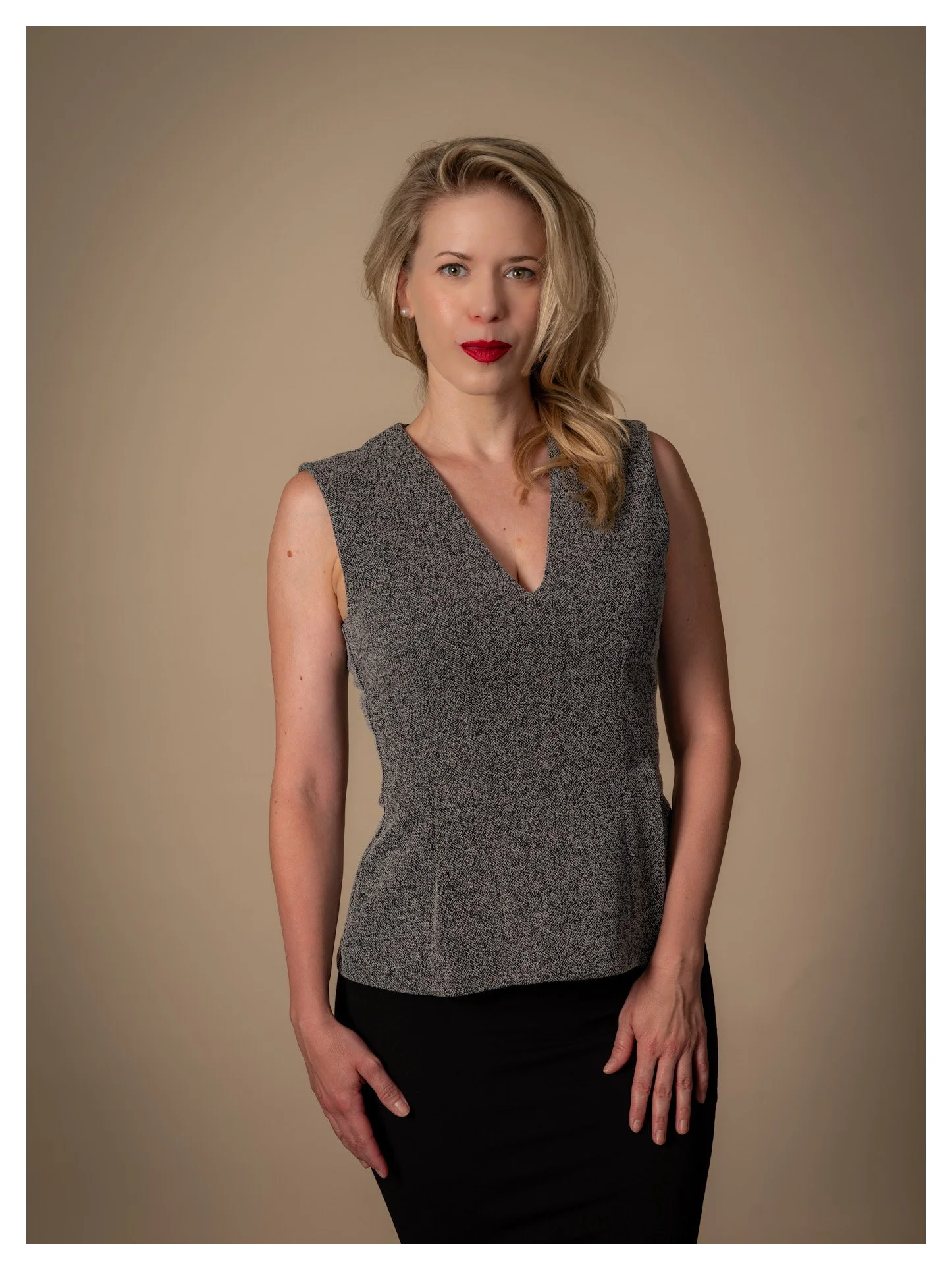 2026 portrait of Anna Gát, writer, technologist, and founder of Interintellect