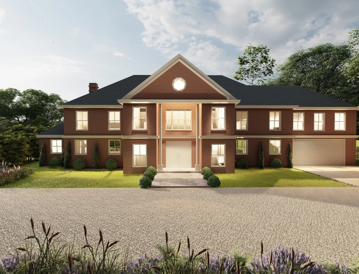 ✨ New Project ✨
We are excited to share our latest design for a stunning new house. Designed to make the most of the beautiful surrounding views across open fields, this home blends classic rural character with modern architecture.

Featuring 5 bedro