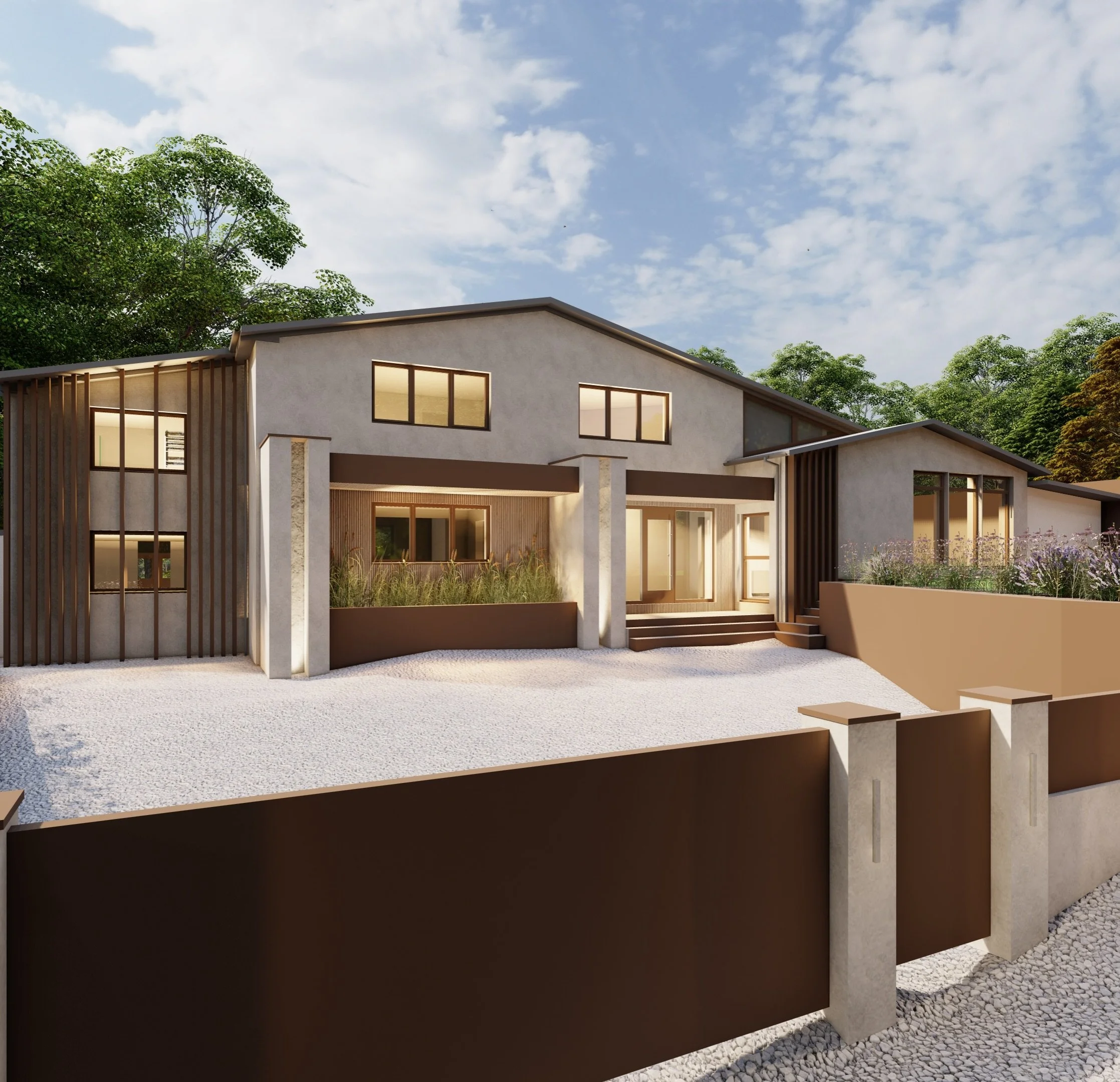 We love this transformation! A contemporary style home  in Shoreham-by-sea ‼️🏡 

This property has been designed to provide a contemporary feel throughout, with a pool to the back and a landscaped frontage✨ ☀️

______________________
Design: @fresh.