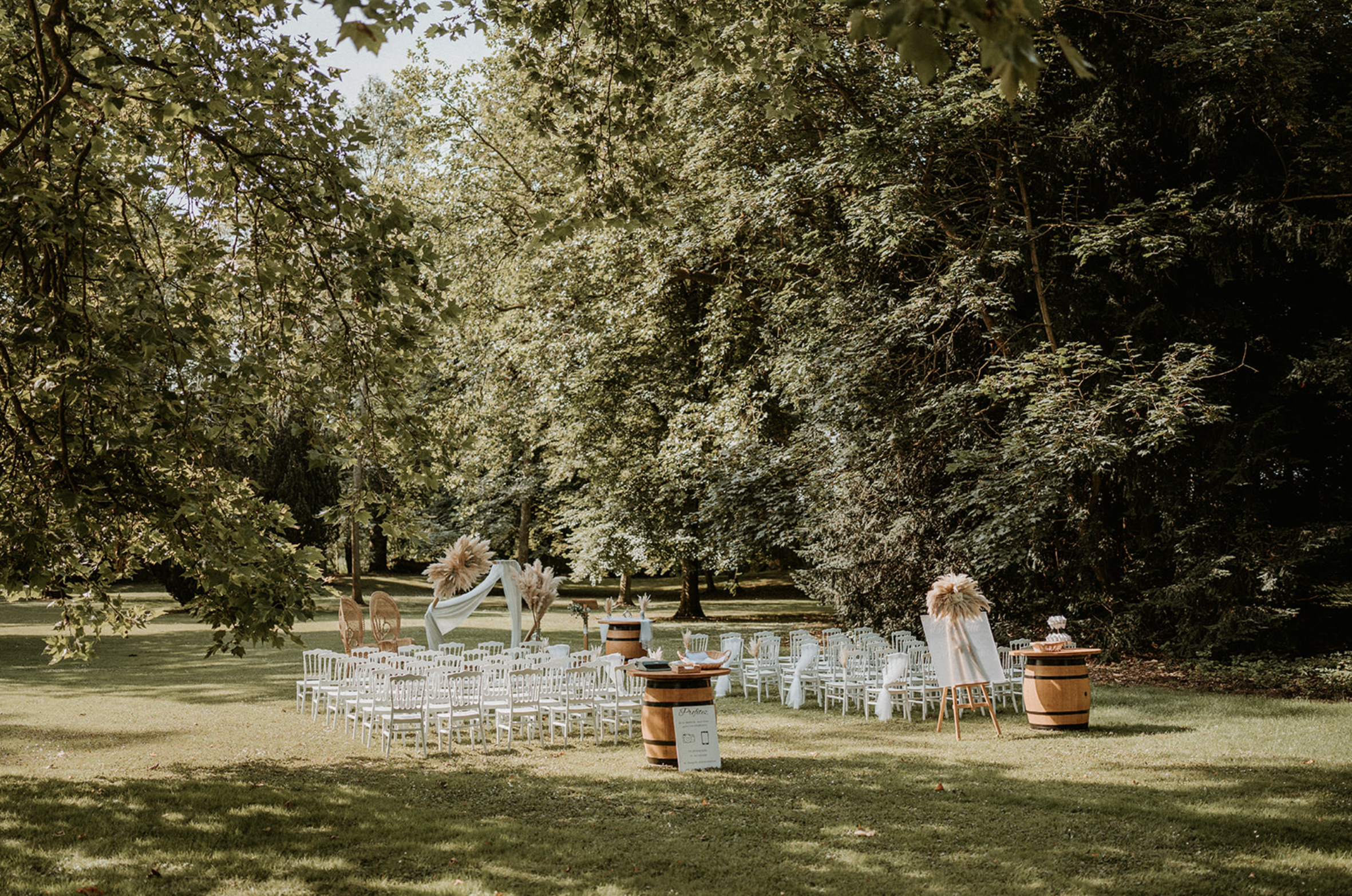 Photos de mariage au château des Granges