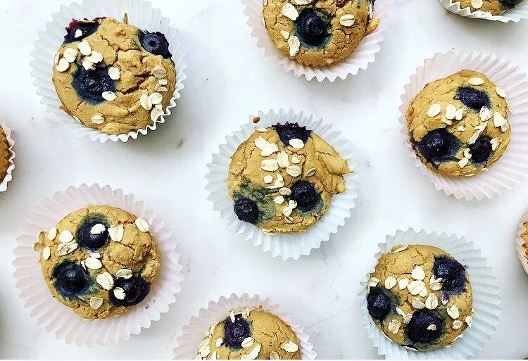 Blueberry Cinnamon Muffins - Gluten &amp; Dairy Free