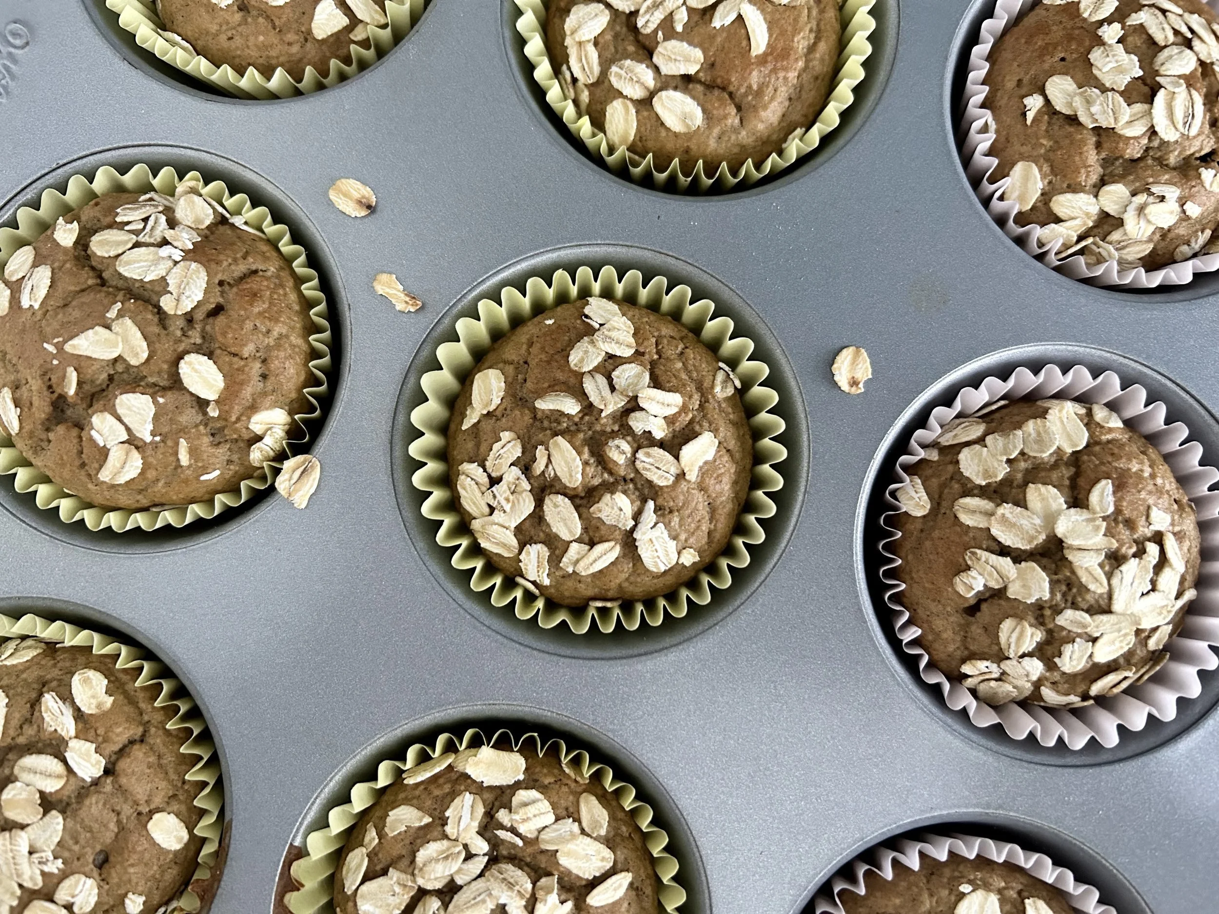 Banana Oat Blender Muffins