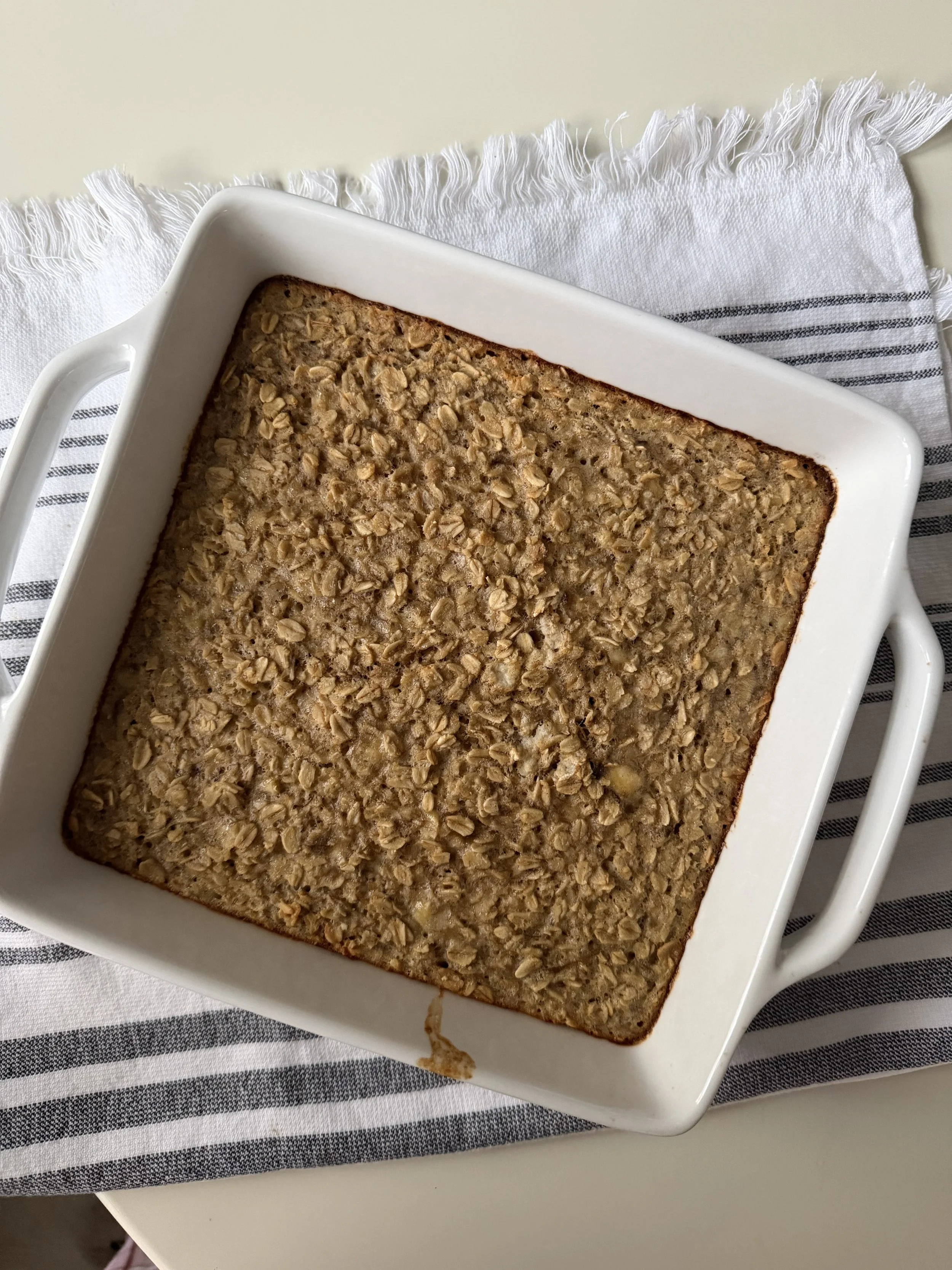 Banana Baked Oats