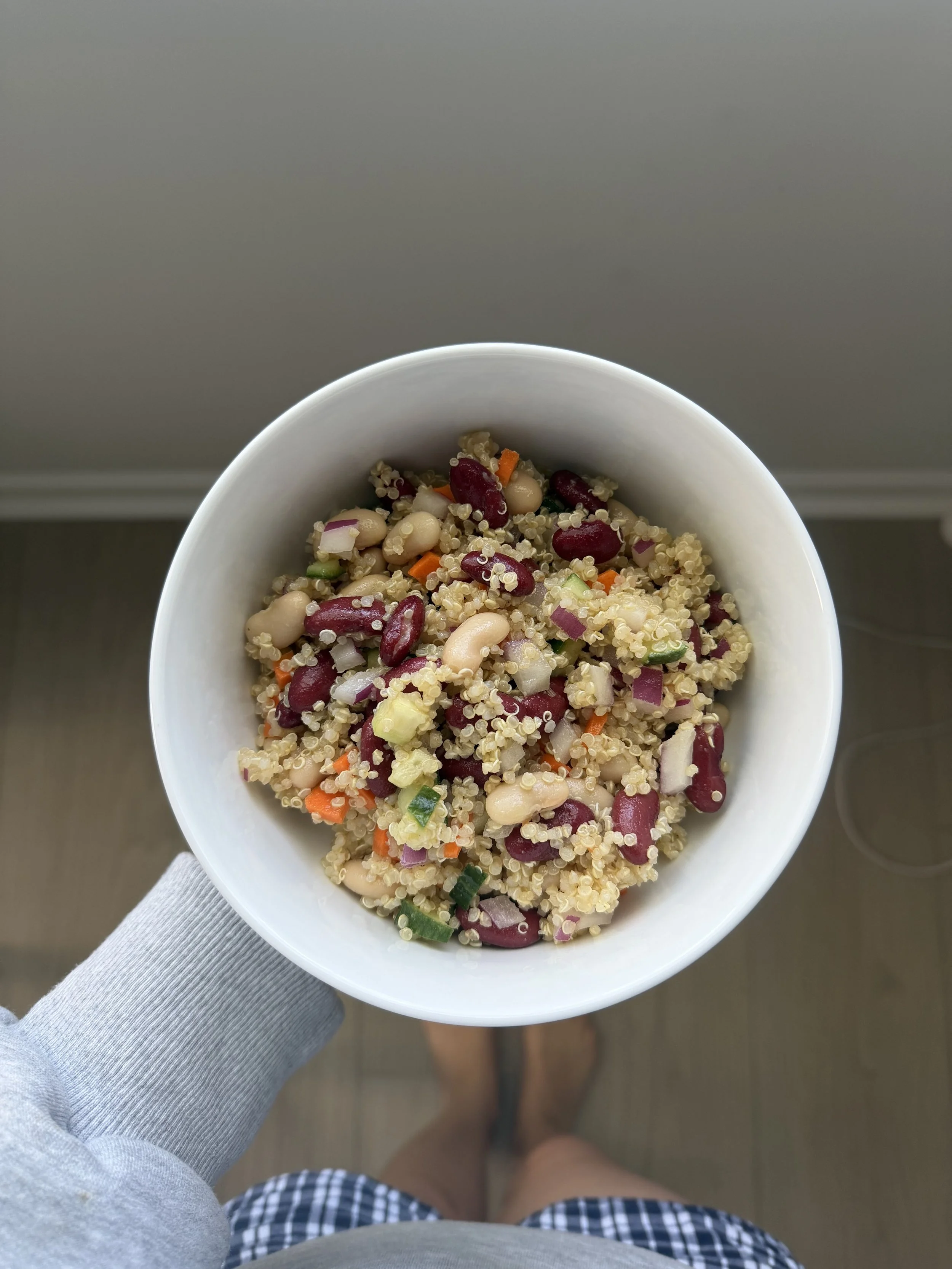 Quinoa, Cannellini, &amp; Kidney Bean Salad