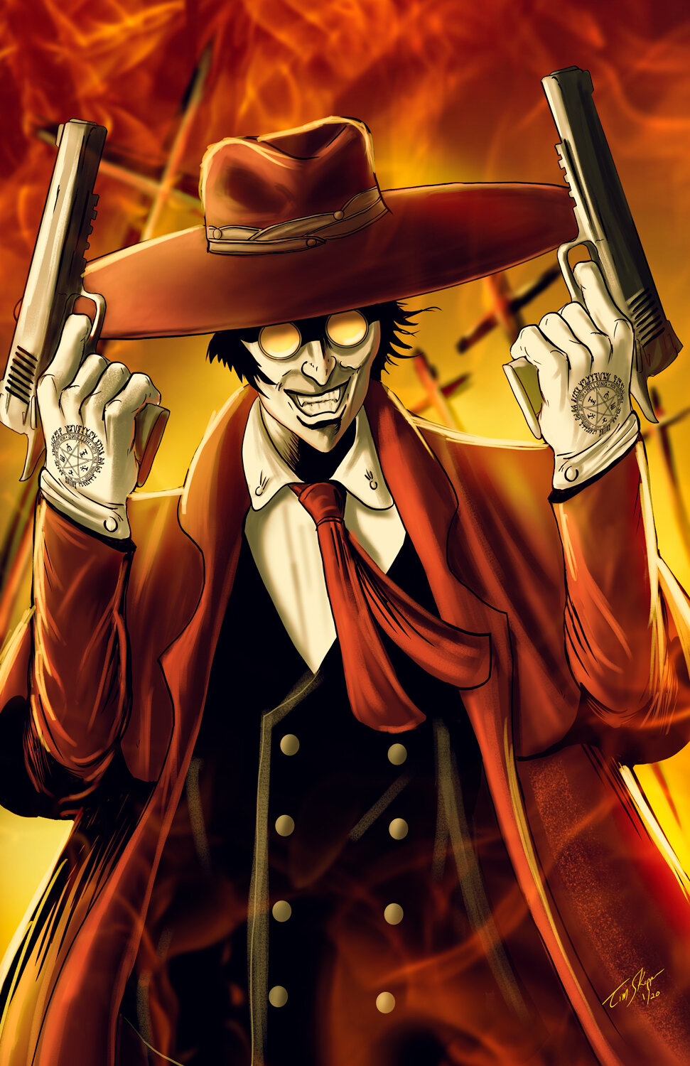 Hellsing Alucard Art Print by Prince Of Darkness