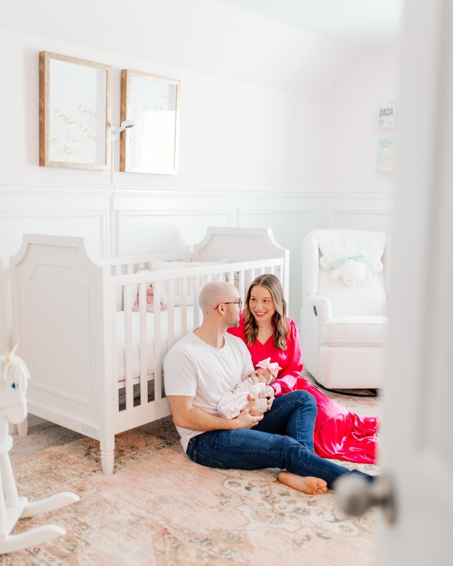 @madiverroco + @_verroco make one cute little girl 💗 Something about little girls, their nurseries, and allllll the bows gets me.