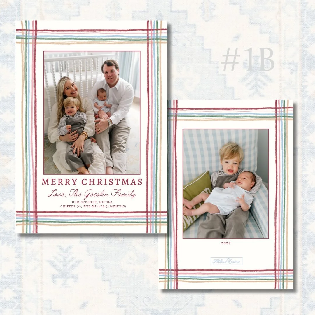 The Christmas card magic has officially begun!! 🎄✨ This is truly my favorite creative season, and stepping into these designs again feels like opening the sweetest scrapbook of years past. This year&rsquo;s set is a little smaller (last year&rsquo;s