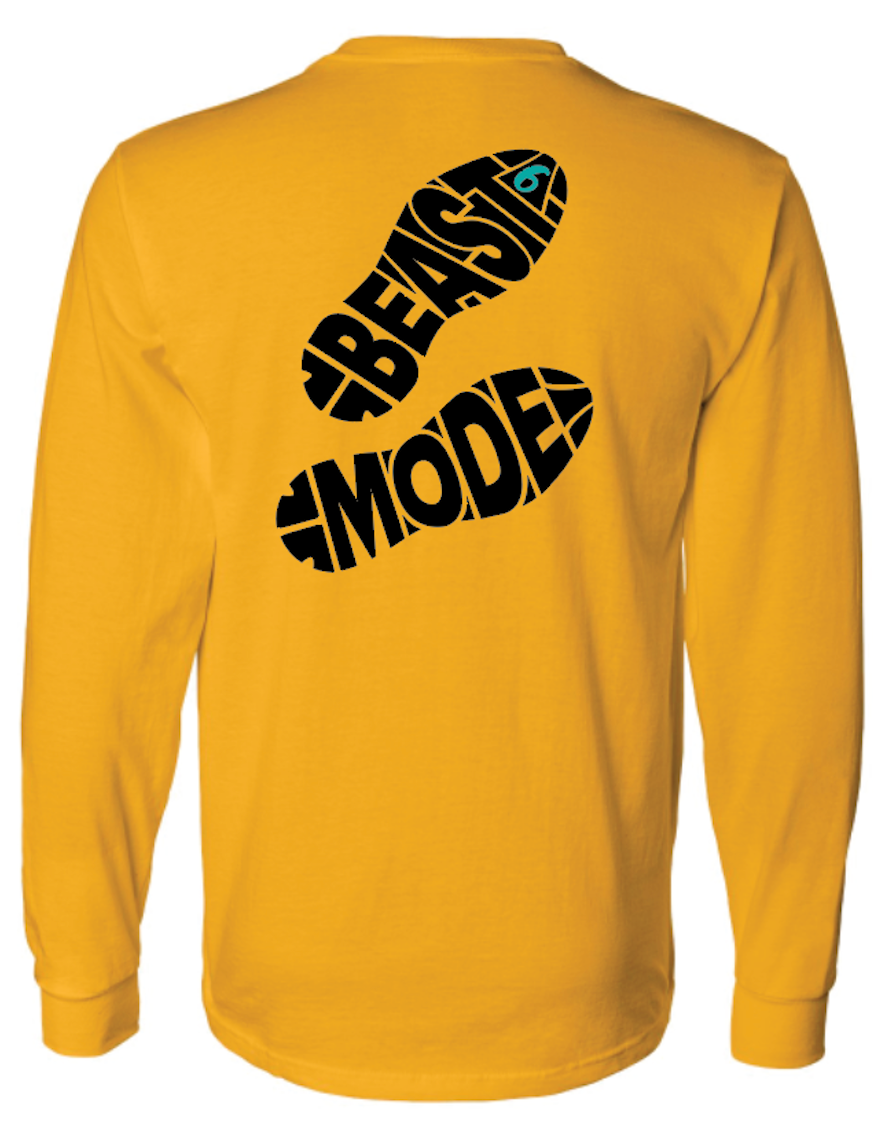 Adult Long Sleeve T-Shirt-Yellow