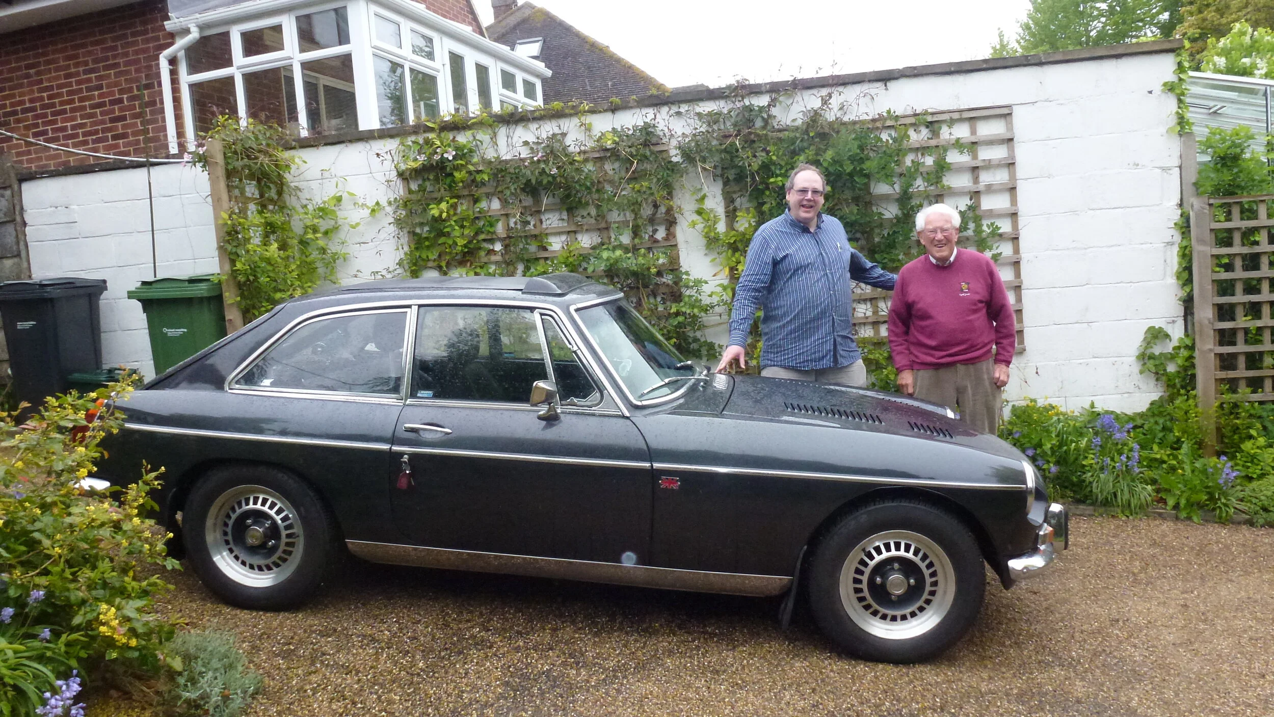 John Lakey left with Don Hayter, right.