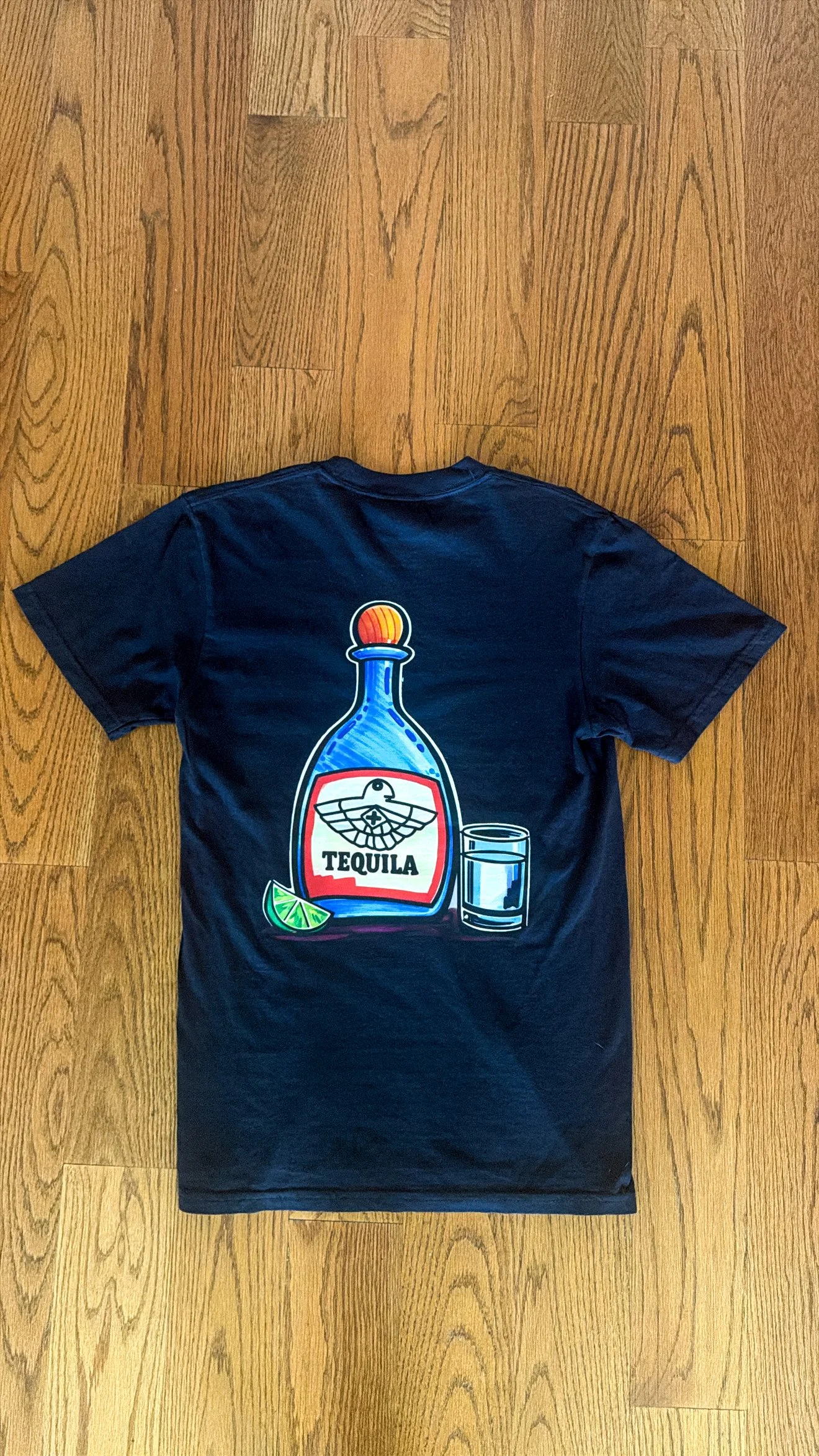 Black Screen Print New Release Shirt