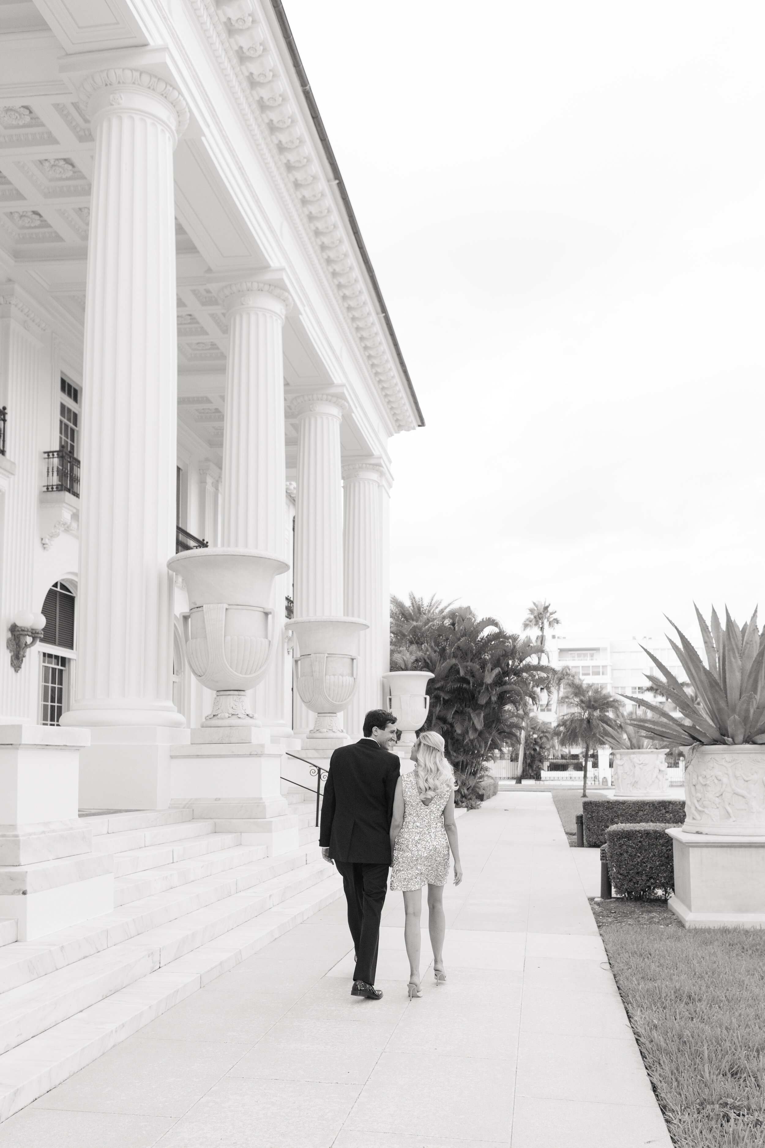 Brittany & Justin | Elegant Palm Beach Engagement 