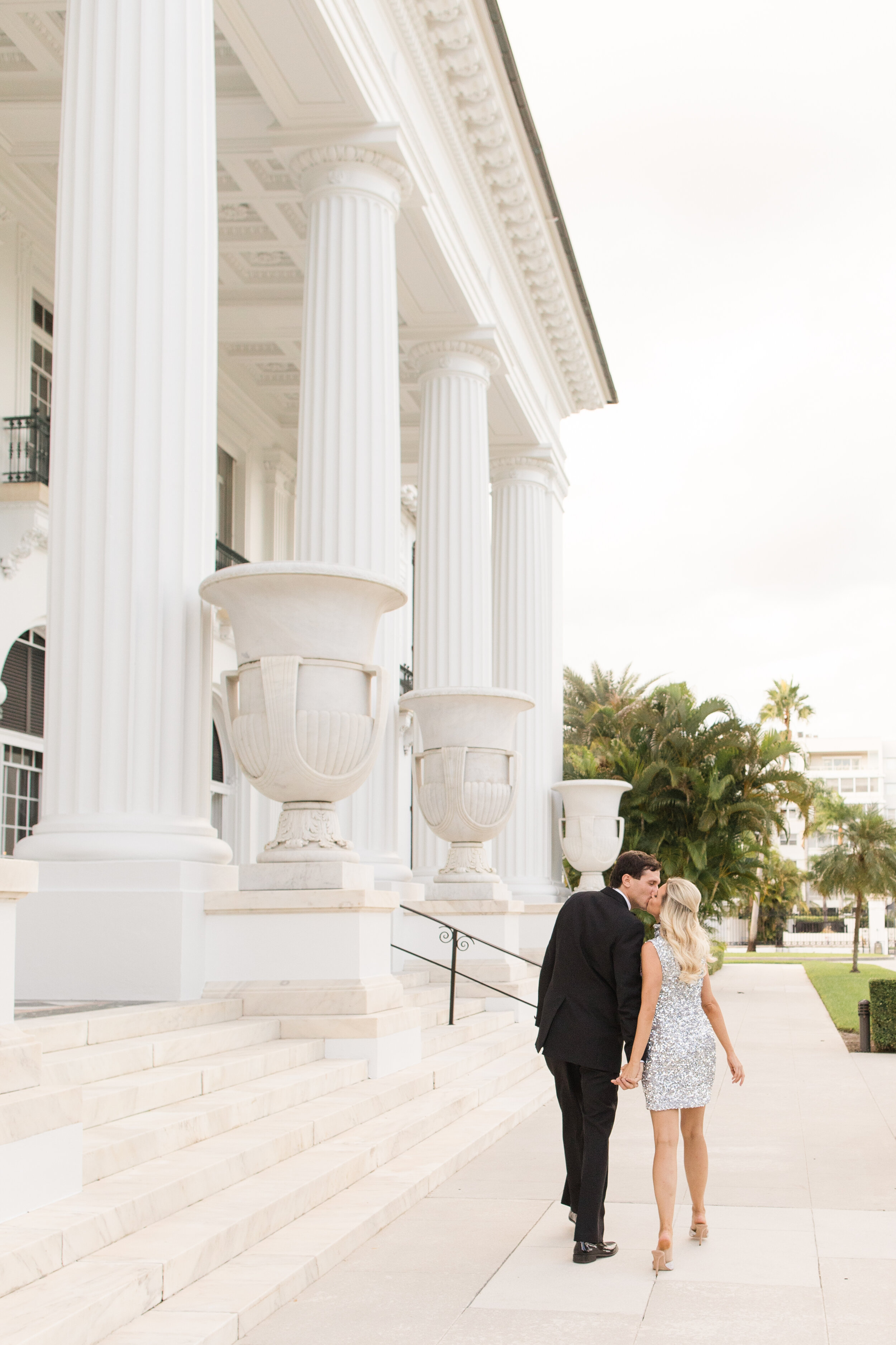 Brittany & Justin | Elegant Palm Beach Engagement 