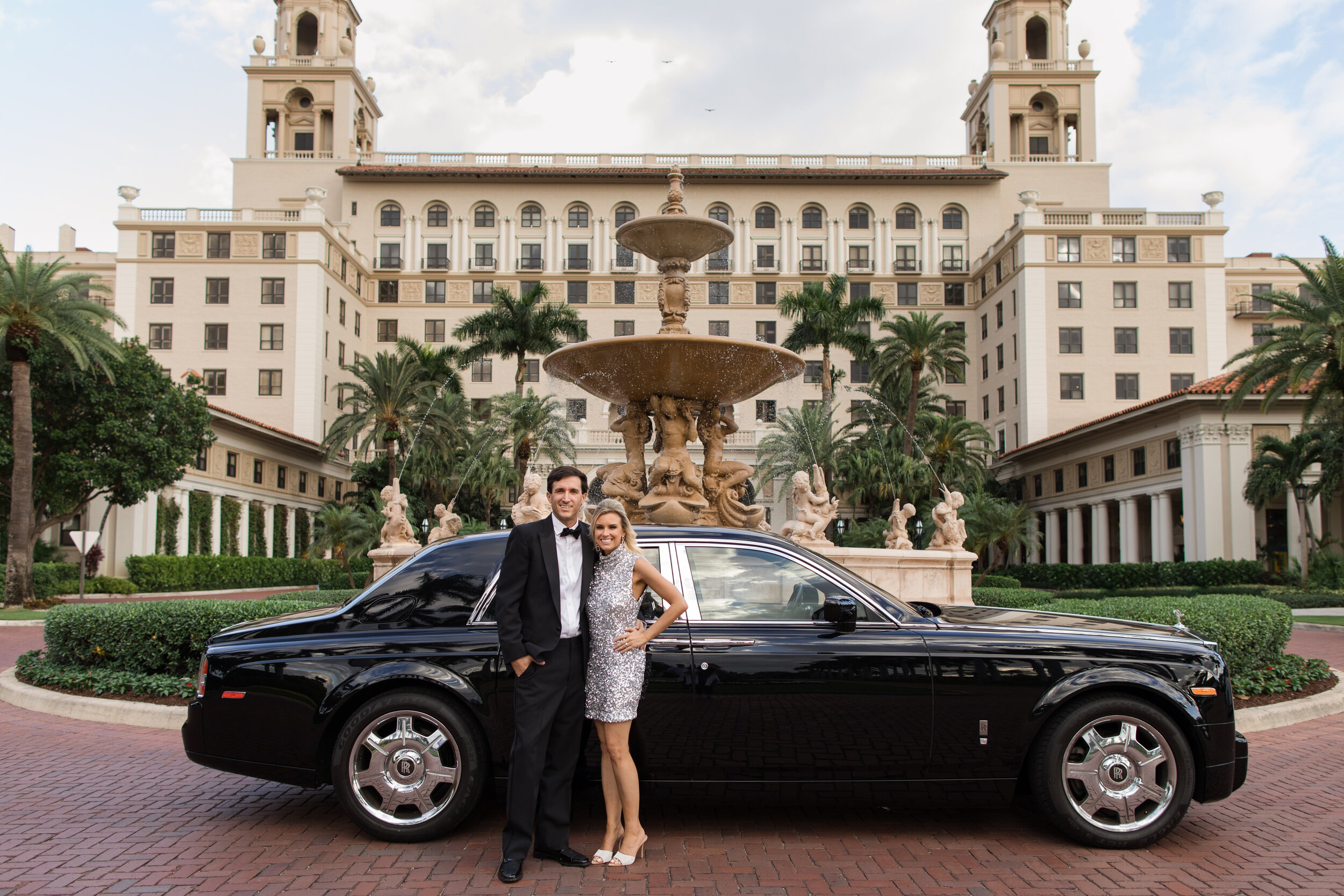 Brittany & Justin | Elegant Palm Beach Engagement 