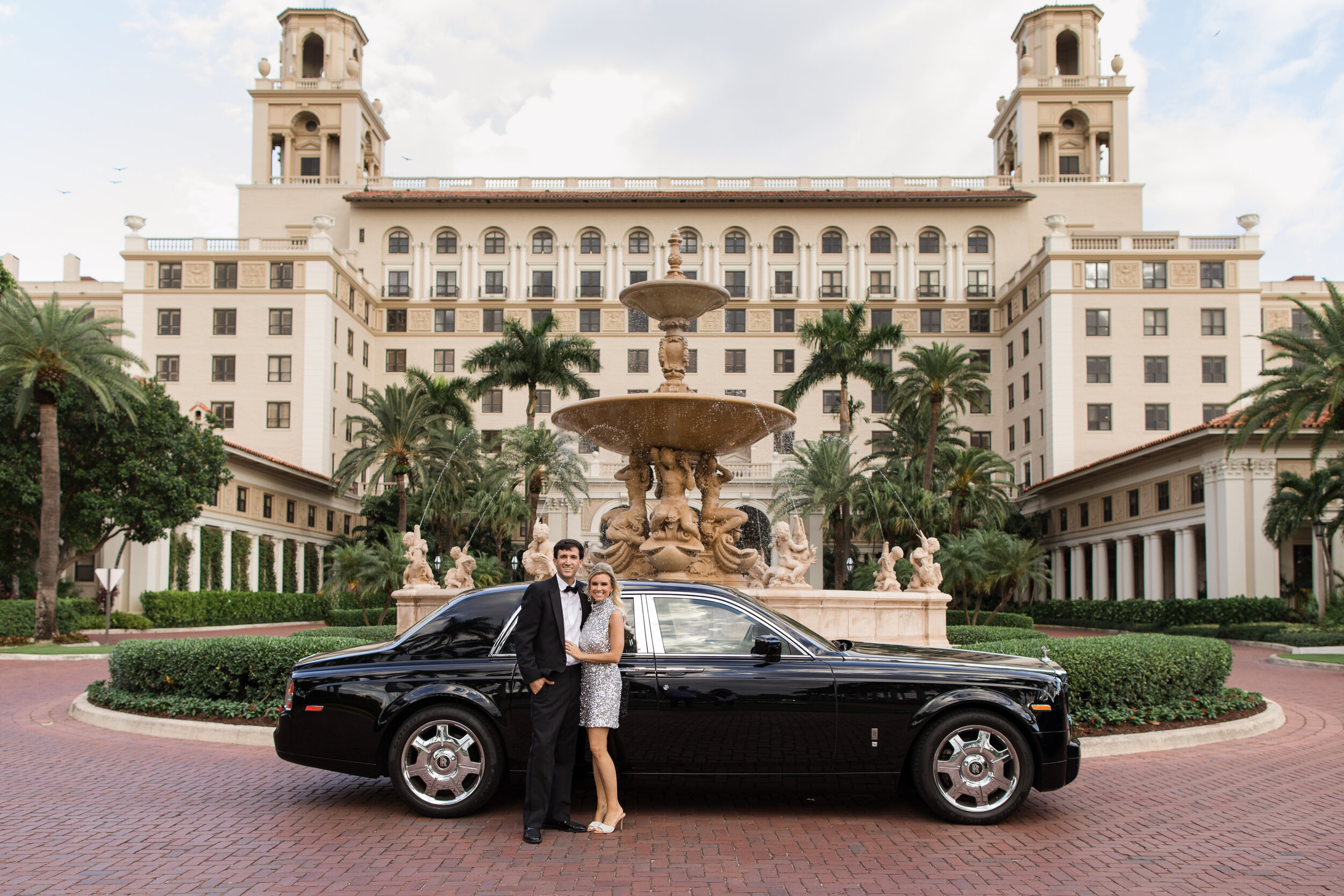 Brittany & Justin | Elegant Palm Beach Engagement 