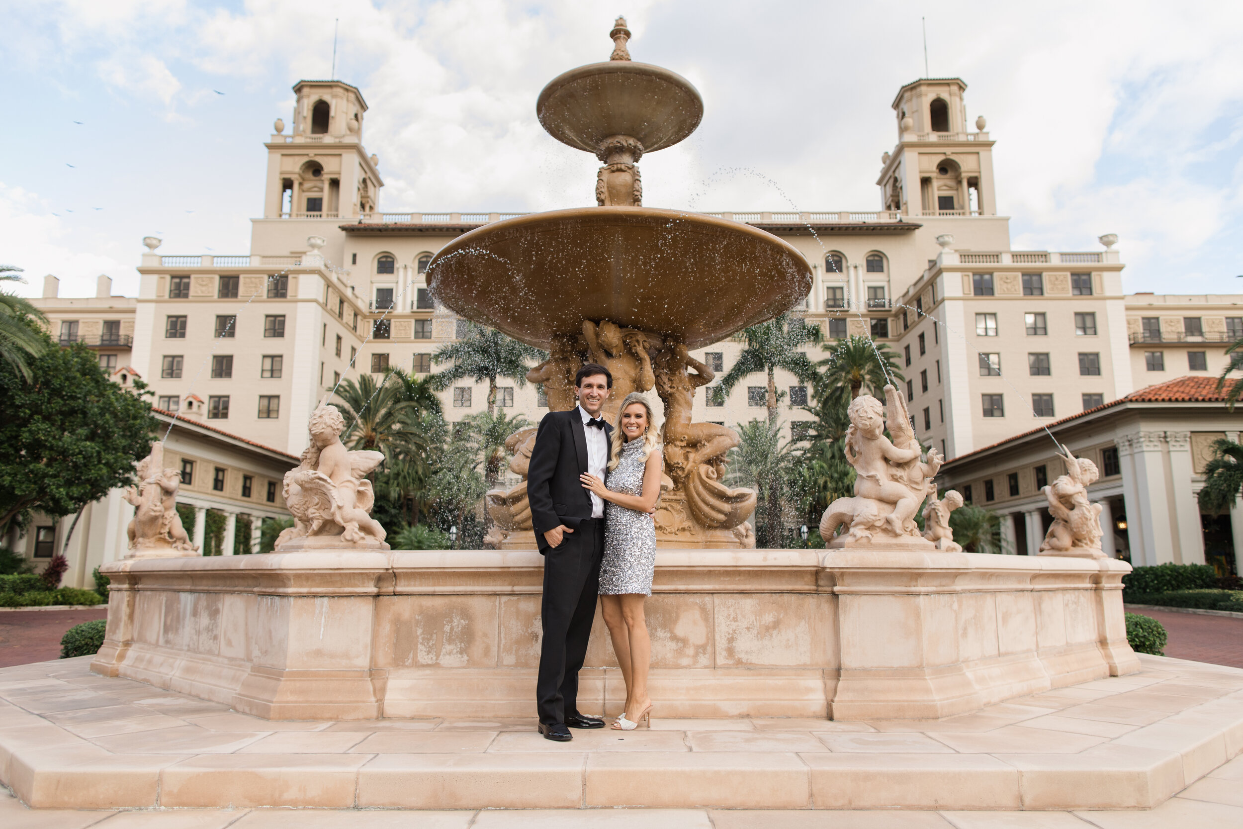 Brittany & Justin | Elegant Palm Beach Engagement 