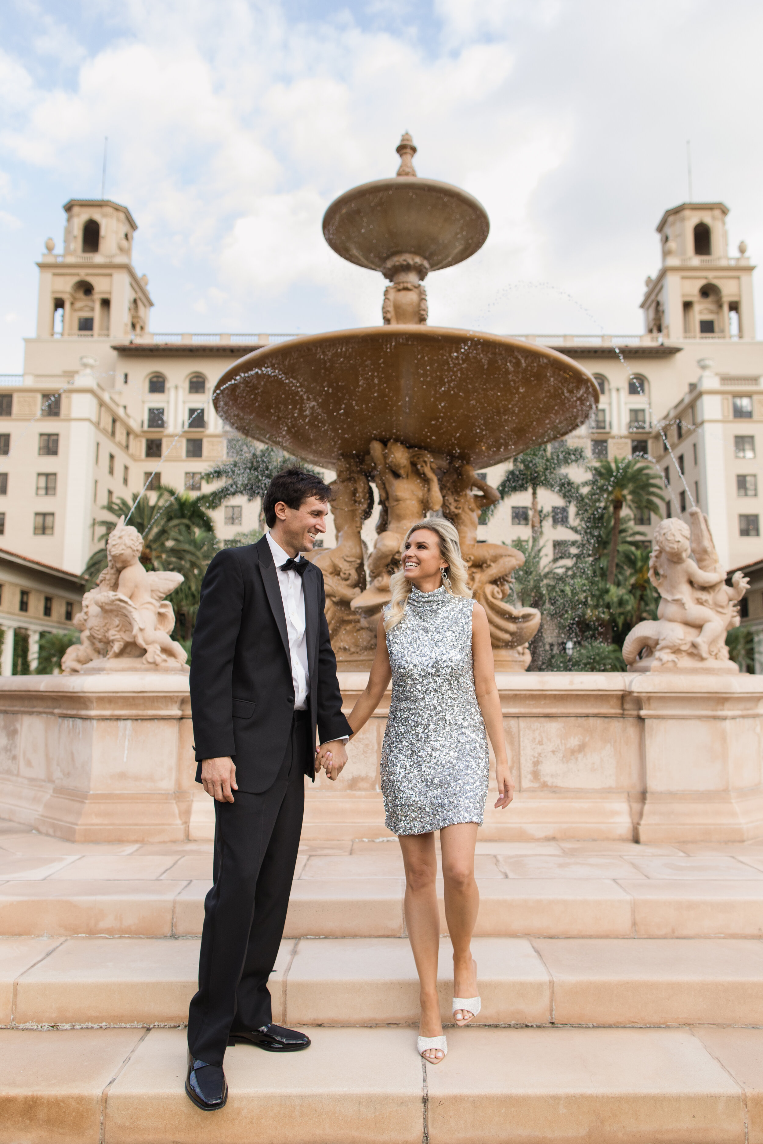 Brittany & Justin | Elegant Palm Beach Engagement 