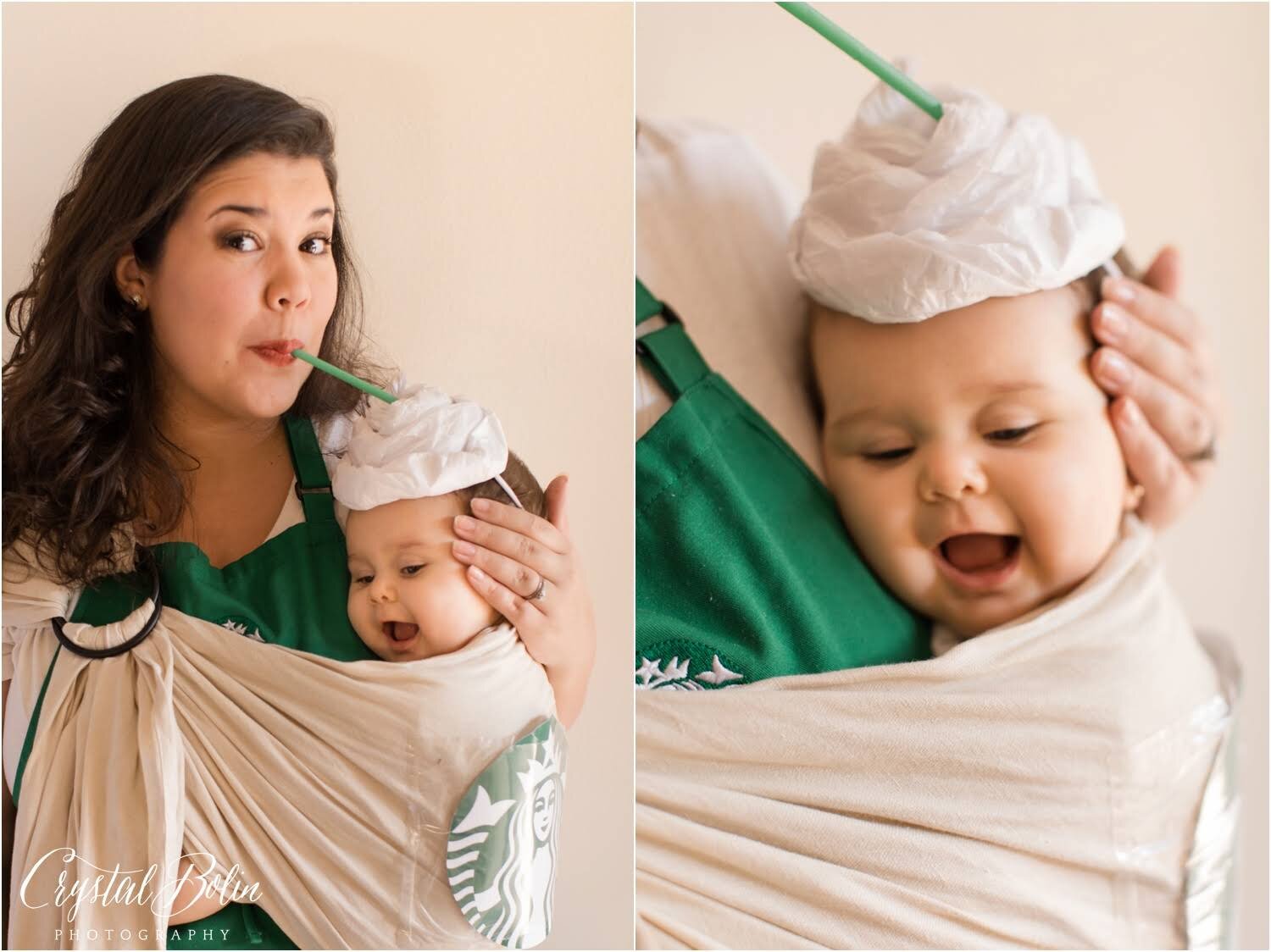 Starbucks Costume 7 Months