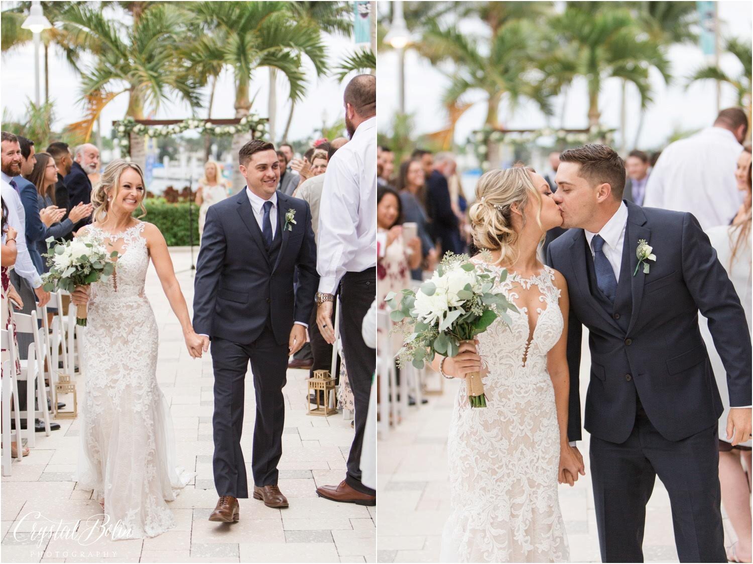 Elegant Tropical Wedding at the West Palm Beach Lake Pavilion 