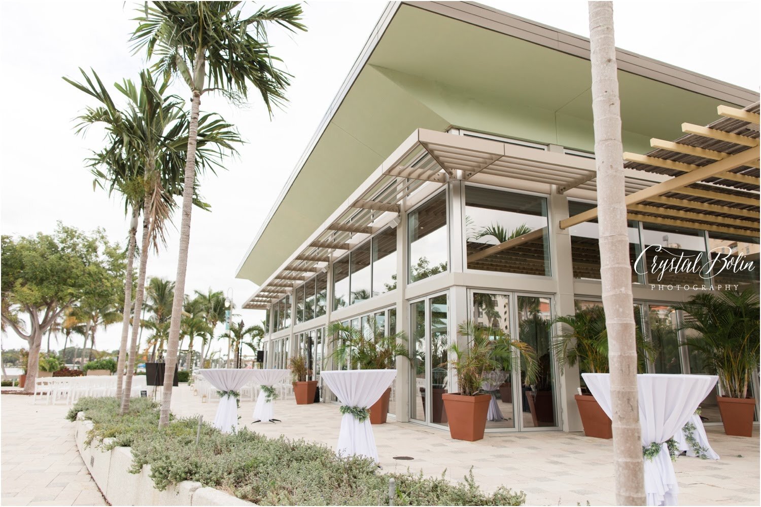 Elegant Tropical Wedding at the West Palm Beach Lake Pavilion 