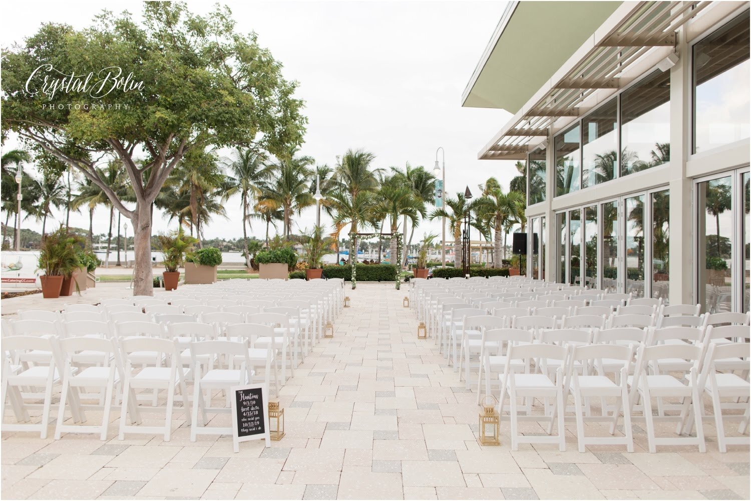 Elegant Tropical Wedding at the West Palm Beach Lake Pavilion 