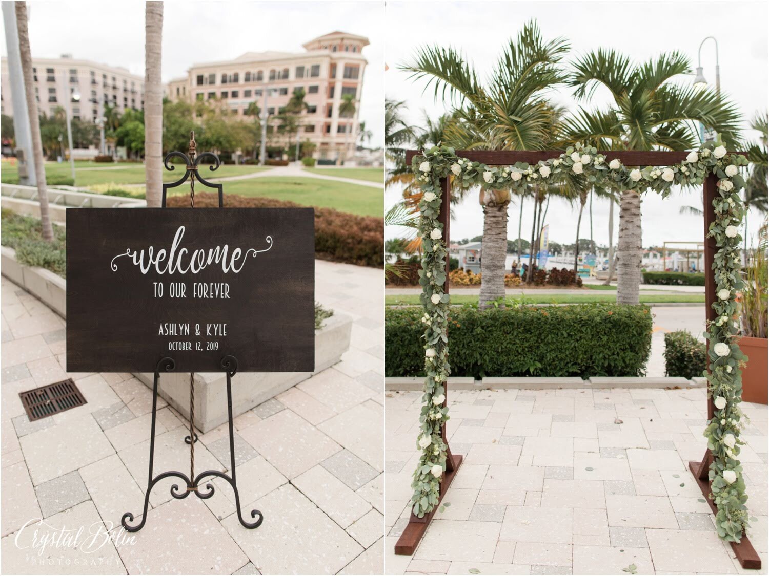 Elegant Tropical Wedding at the West Palm Beach Lake Pavilion 