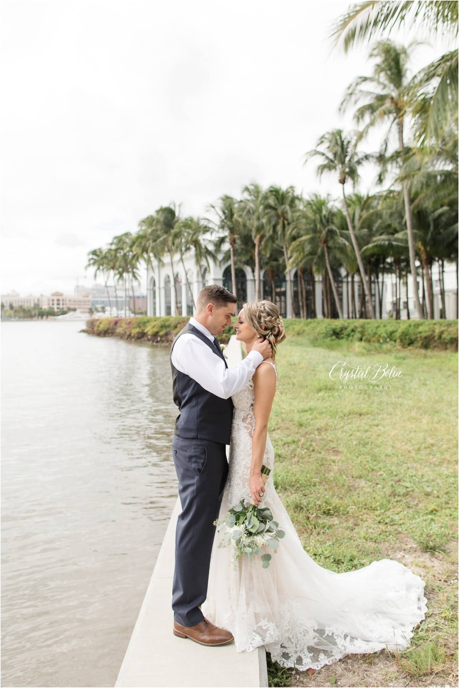 Elegant Tropical Wedding at the West Palm Beach Lake Pavilion 