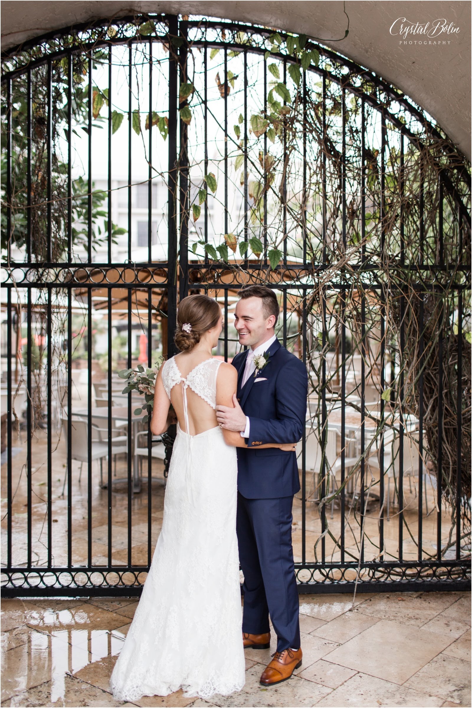 Whimsical Rainy Wedding at the Wyndham Hotel in Boca Raton, FL.