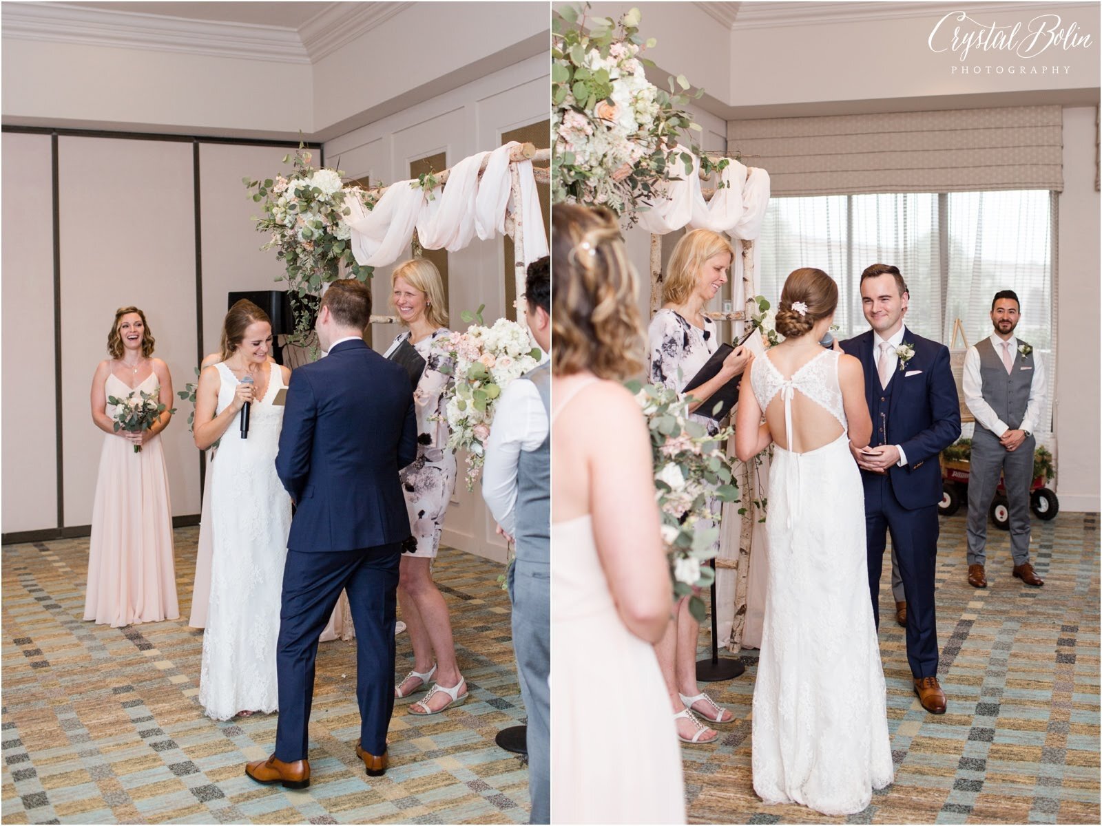 Whimsical Rainy Wedding at the Wyndham Hotel in Boca Raton, FL.