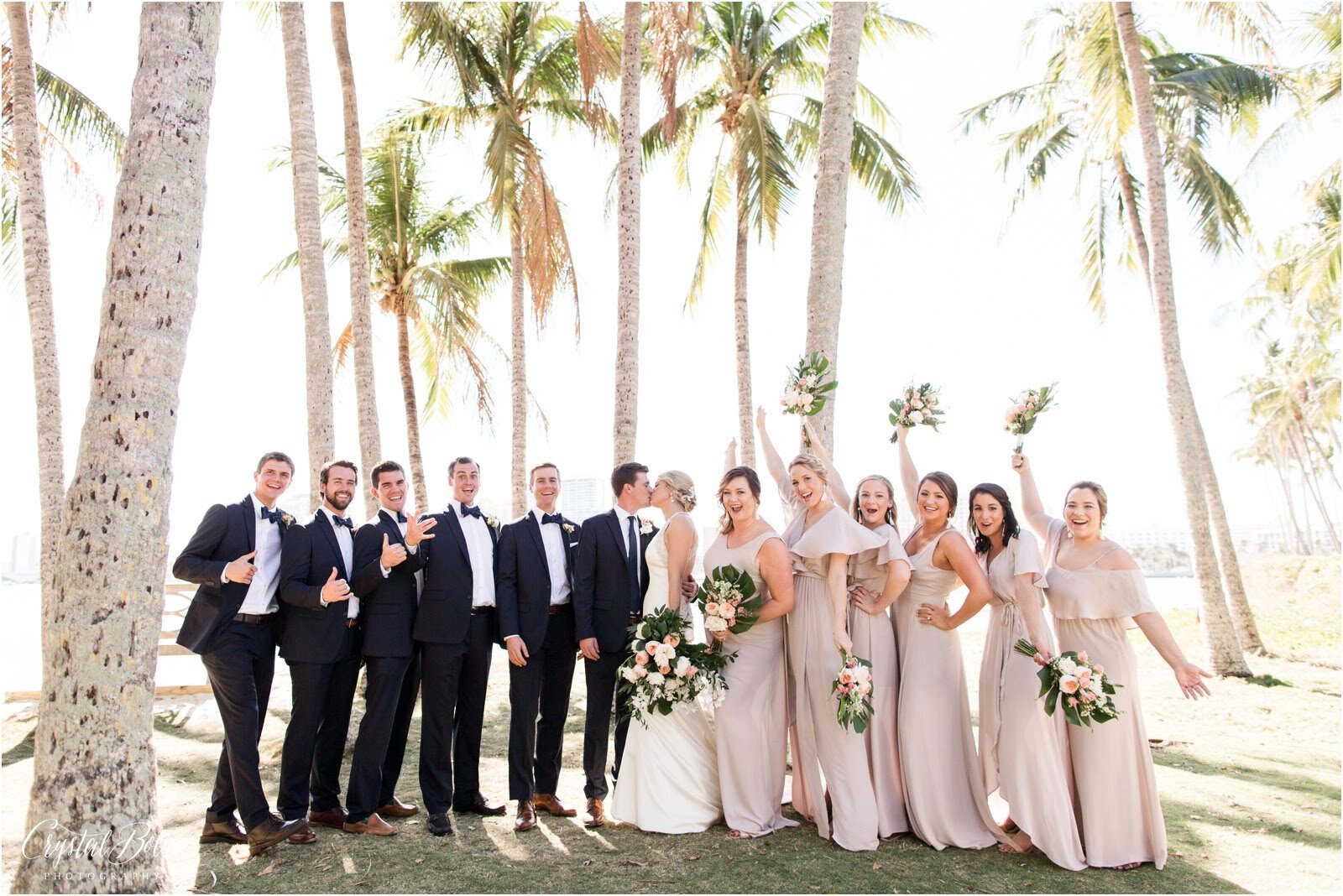 Kirsten & Alex | Tropical Downtown West Palm Beach Wedding | Cry